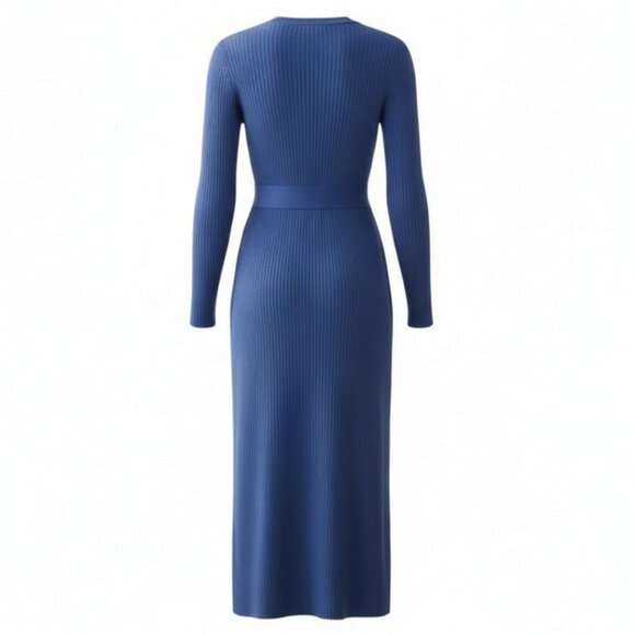 Guess classic cobalt blue sweater dress - Picture 3 of 6